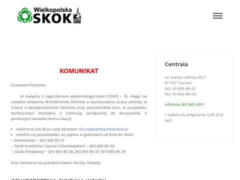 Wielkopolskaskok.pl - oferty pożyczek, kont, lokat