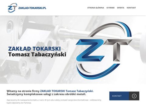 Zaklad-tokarski.pl toczenie CNC Bydgoszcz