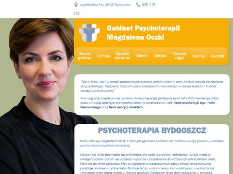 Psychoterapia-bydgoszcz.eu Magdalena Oczki
