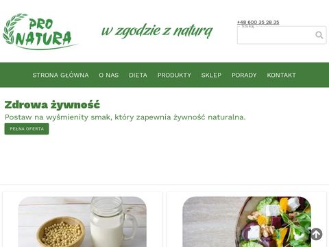 Pronatura.com.pl producent zdrowej żywności