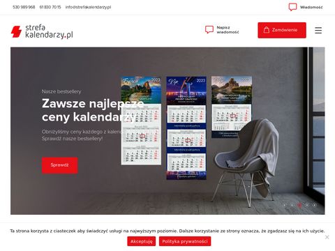 Strefakalendarzy.com.pl kalendarze książkowe