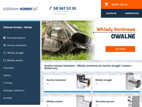Stalowe-kominy.pl nasady kominowe