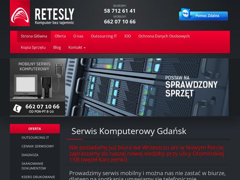 Retesly.pl serwis komputerowy Gdańsk