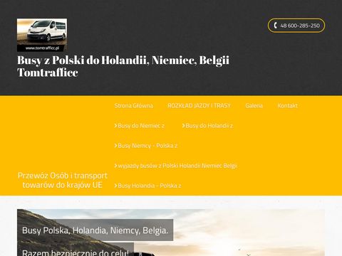 Tomtrafficc.pl busy z Olsztyna do Niemiec