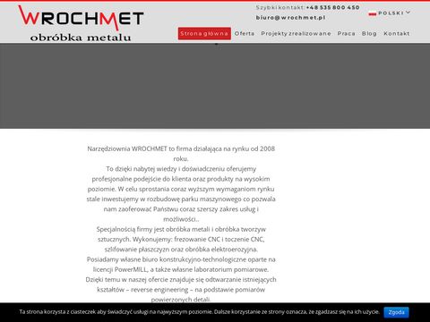 Wrochmet.pl toczenie CNC