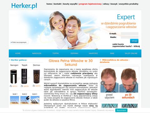 Herker.pl proszek do zagęszczania włosów