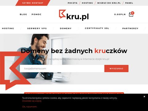 Kru.pl szybki hosting rejestracja domen