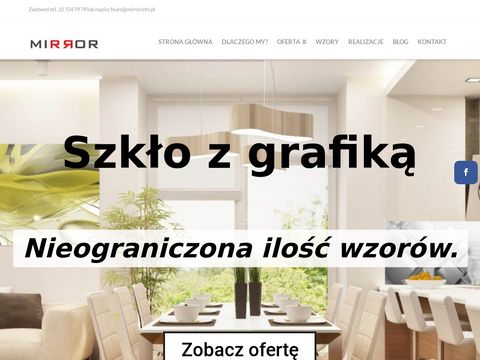 Mirror.info.pl szkło z Grafiką