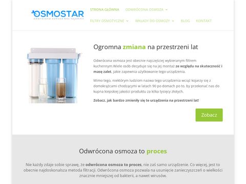 Osmostar.pl odwrócona osmoza informacje