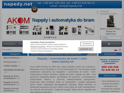 Napedy.net silniki do rolet