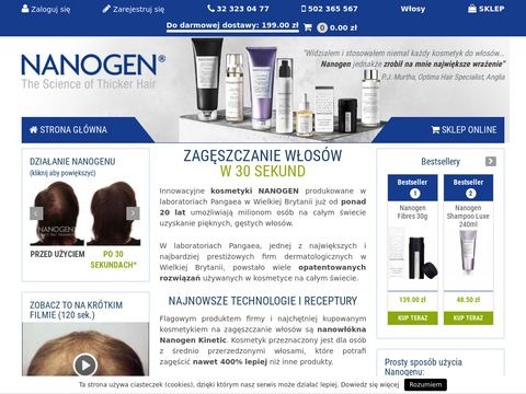 Nanogen.pl zagęszczanie włosów