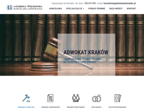 Sdwokatwieckowska.pl kancelaria Kraków