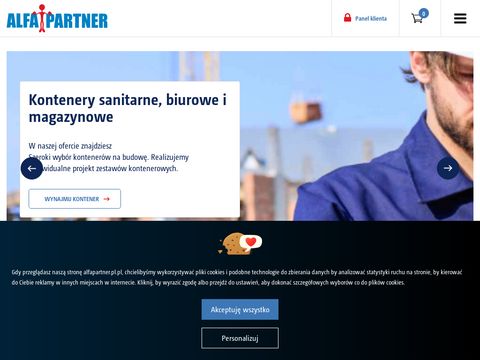 Alfapartner.pl kontenery budowlane magazynowe