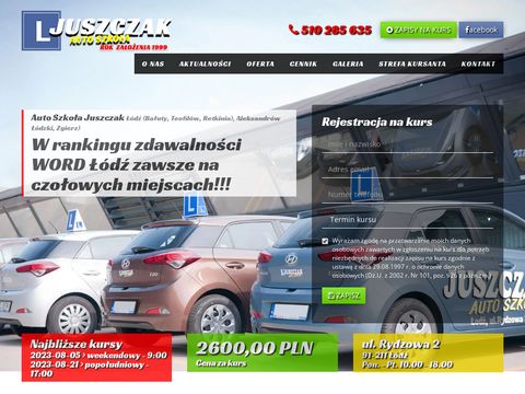 Autojuszczak.com.pl nauka jazdy - Łódź