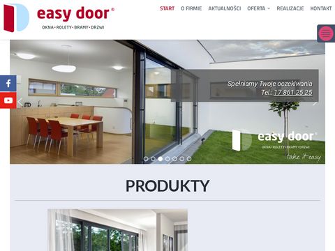 Easydoor.pl producent bram garażowych
