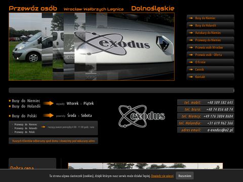 Exodusinfo.eu autokary do Niemiec