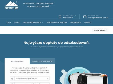 Debitum.com.pl odszkodowania komunikacyjne