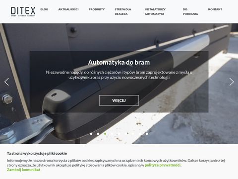 Ditex.com.pl automatyczne bramy wjazdowe