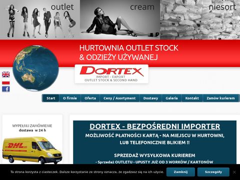 Dortex.pl hurtownia odzieży używanej Łódź