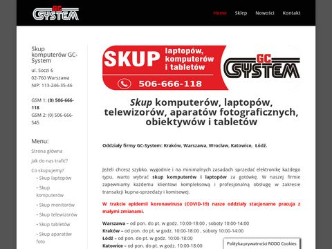 GCSystem.pl skup telewizorów