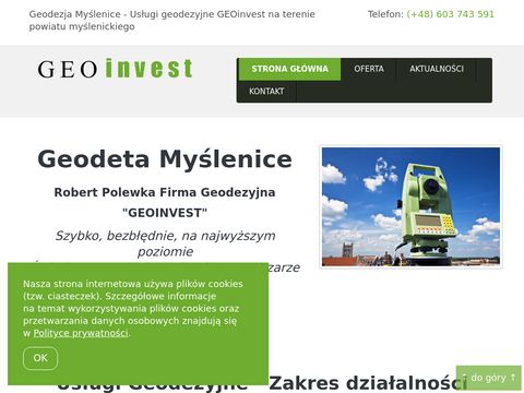GEOinvest - geodeta Myślenice