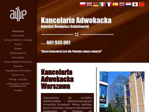 Golebiowski.pl kancelaria adwokacka Warszawa
