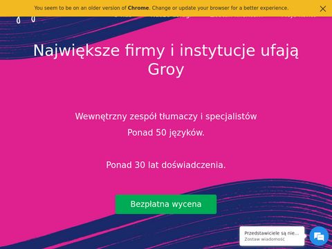 Tłumaczenia symultaniczne groy.pl