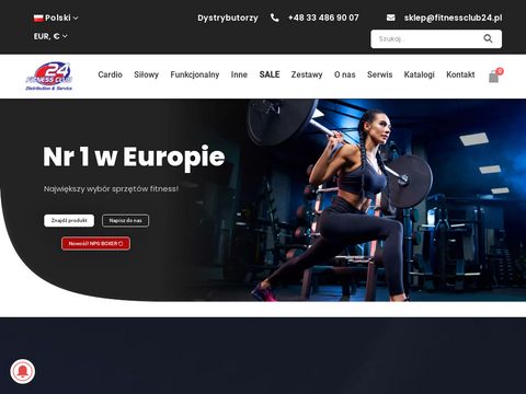 Fitnessclub24.pl sprzęt siłowy