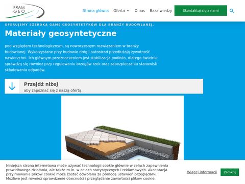 Fram-geo.pl mata drenażowa geokompozyt