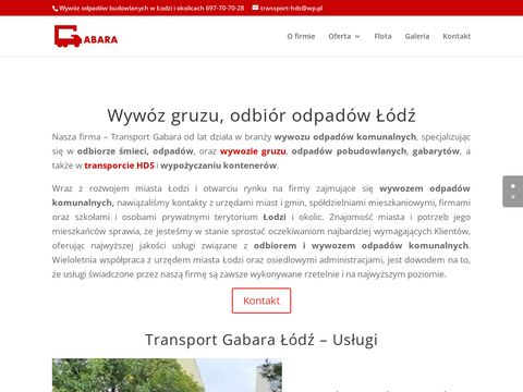 Transport-gabara.pl wywóz ziemi mebli