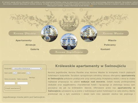 Trzy-korony.pl wynajem apartamentów Świnoujście