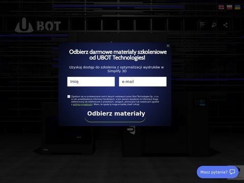 Ubot3d.pl filamenty do drukarek 3d