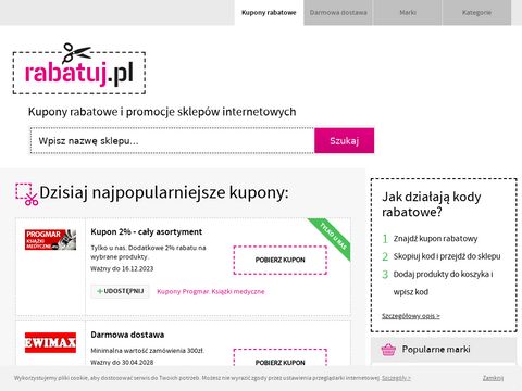 Rabatuj.pl kody rabatowe