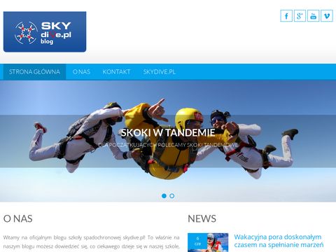 Blog skydive.pl - skoki spadochronowe i tandemowe