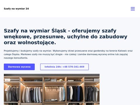 Szafynawymiar24.pl - garderoby