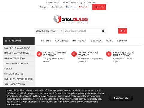 Stalglass.com szklane balustrady