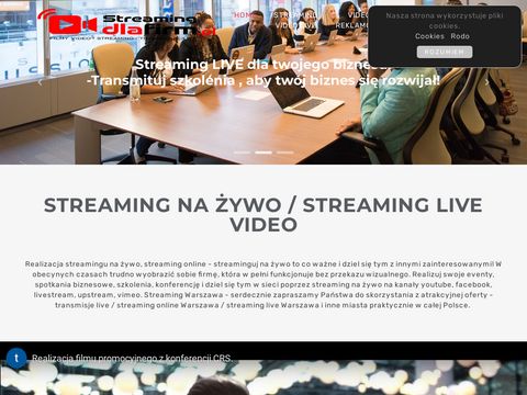 Streamingdlafirm.pl realizacja transmisji