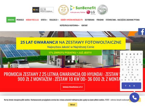Sunbenefit.pl dotacje na fotowoltaikę