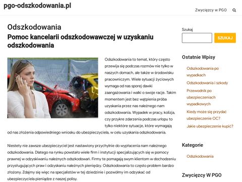 Pgo-odszkodowania.pl sprzedaż