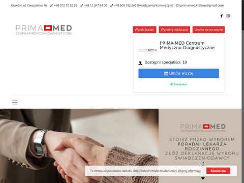 Prima-med.info centrum medyczne w Krakowie