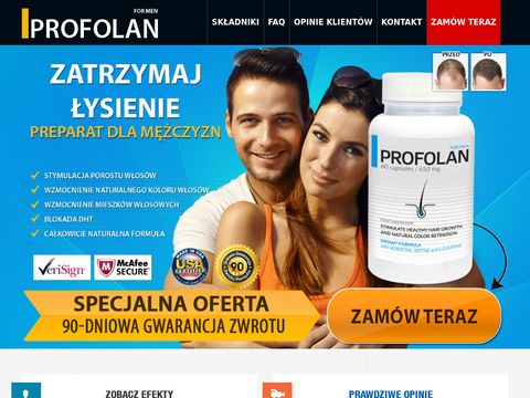 Profolan.pl - tabletki na porost włosów