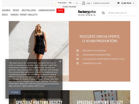 Factoryprice.pl odzież damska sklep