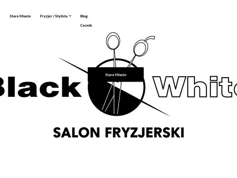 Fryzjer-olsztyn.pl zakład Balck and White