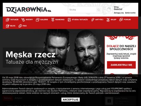 Dziarownia.pl damskie i męskie wzory tatuaży