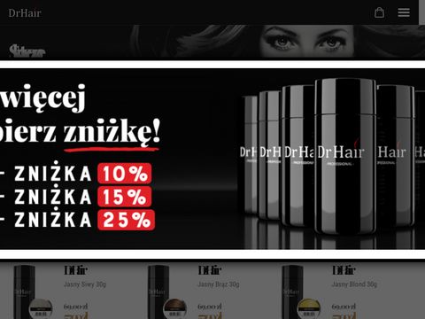 Drhair.pl zagęszczanie włosów