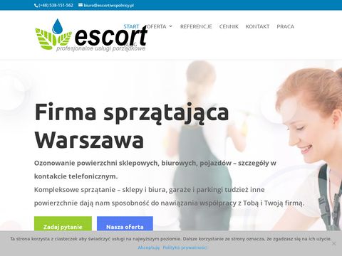 Escortiwspolnicy.pl sprzątanie Warszawa