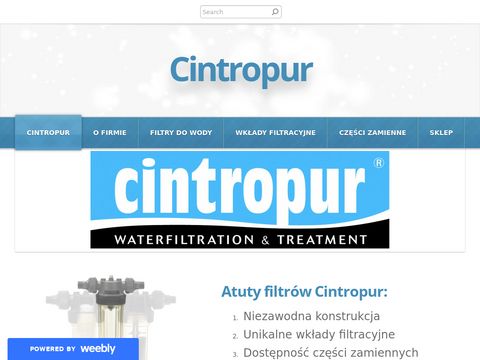 Cintropur.weebly.com - producent filtrów do wody