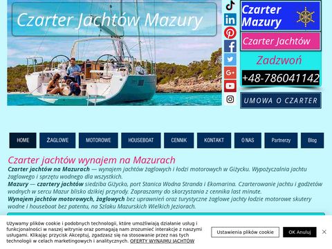 Czarter-mazury.com - wynajem jachtów