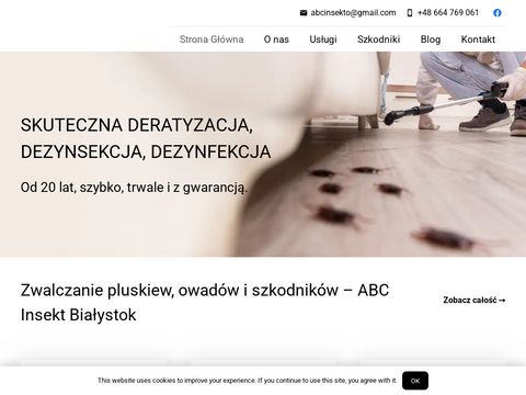 Abcinsekt.pl deratyzacja Białystok