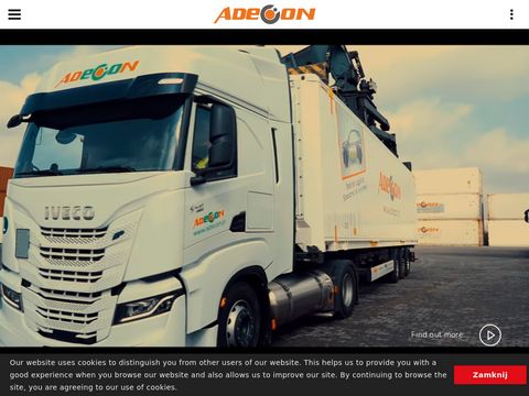 Adecon.pl transport kontenerów